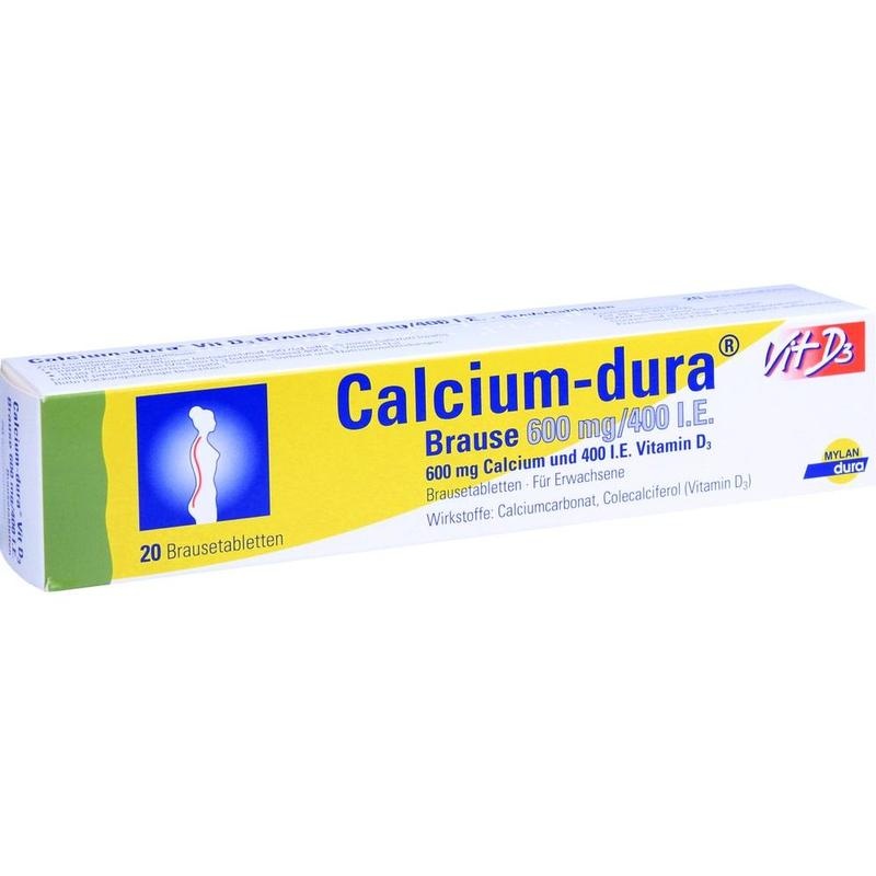 CALCIUM DURA Vit D3 Brause 600 mg/400 I.E.