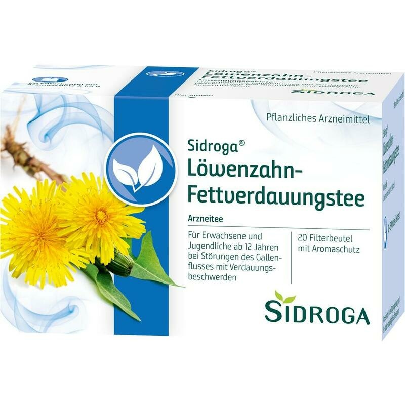 SIDROGA Löwenzahn Tee Filterbeutel