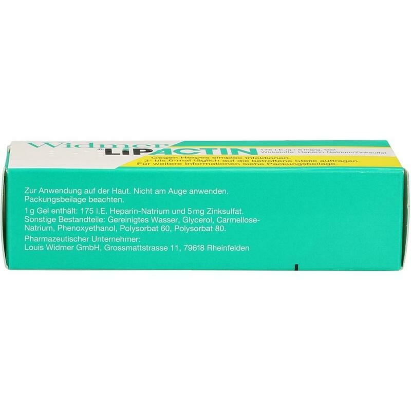 WIDMER Lipactin Gel