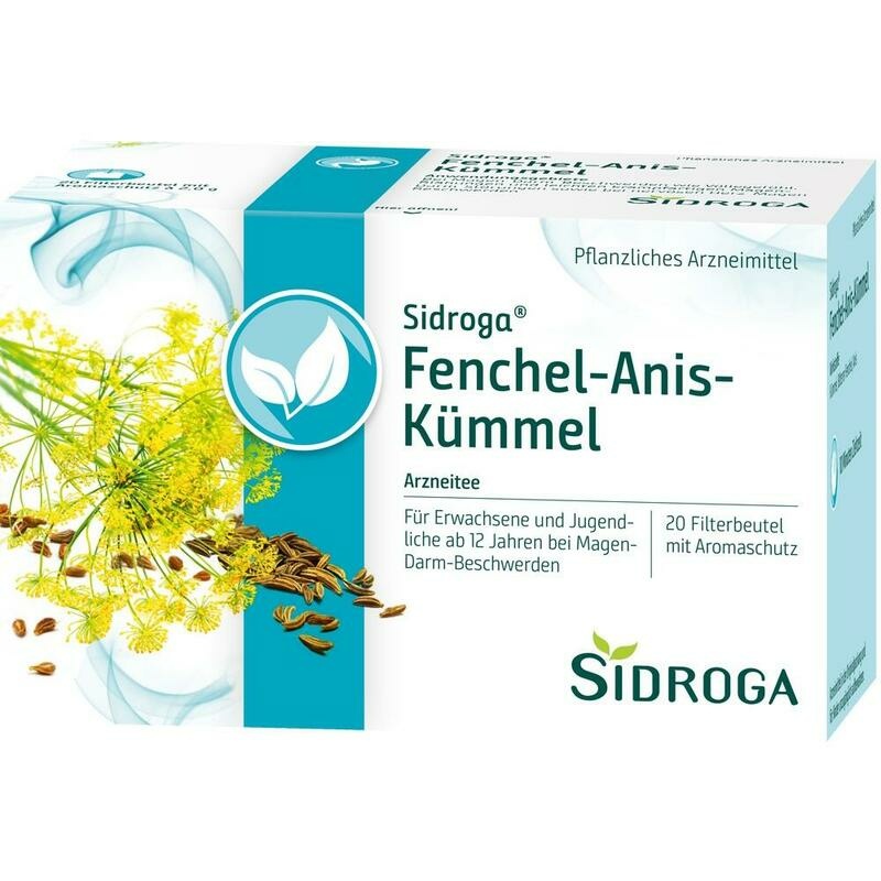 SIDROGA Fenchel Anis Kümmel Tee Filterbeutel
