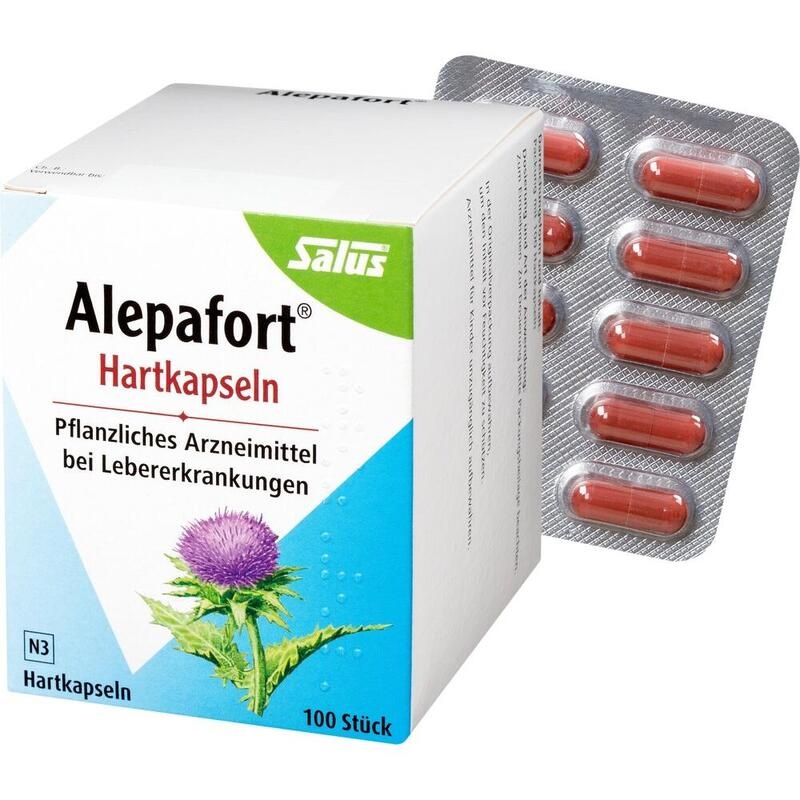 ALEPAFORT Mariendistel Hartkapseln