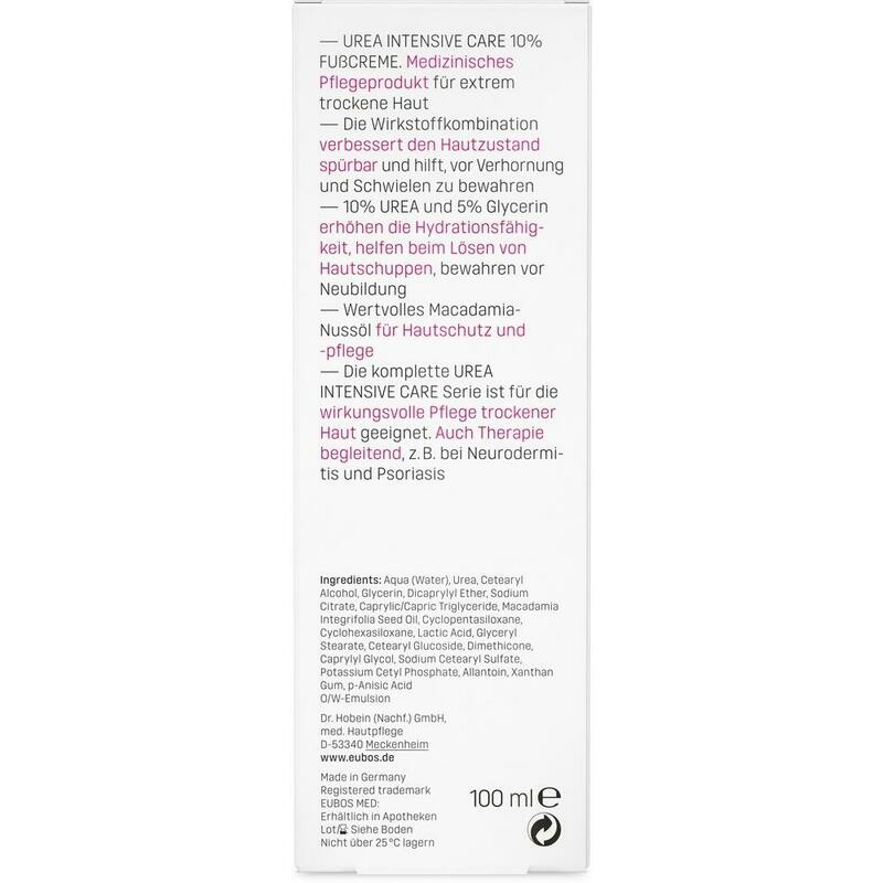 EUBOS TROCKENE Haut Urea 10% Fußcreme