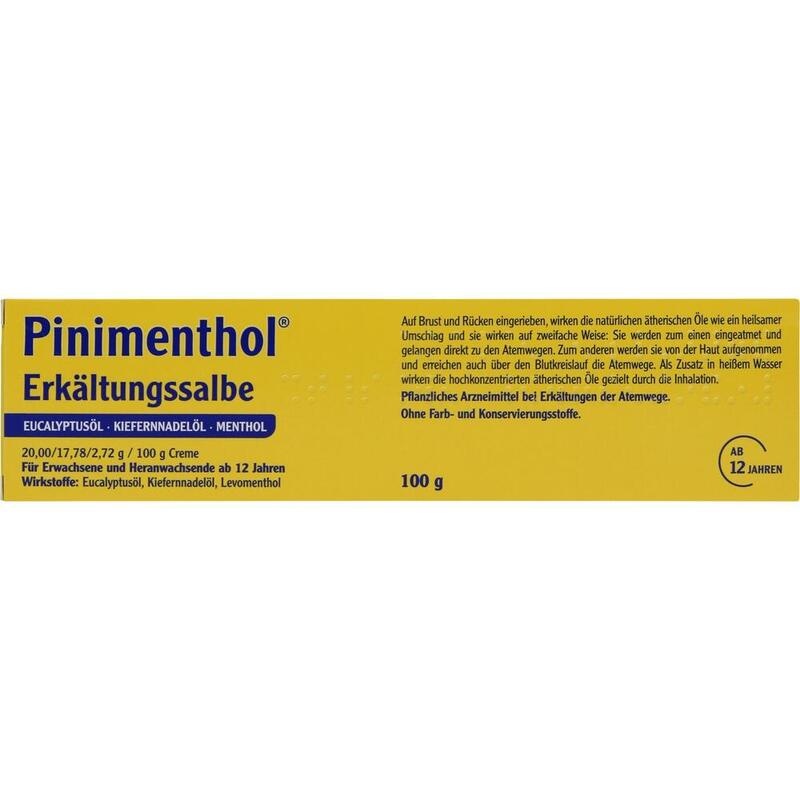 PINIMENTHOL Erkältungssalbe Eucal./Kiefern./Menth.