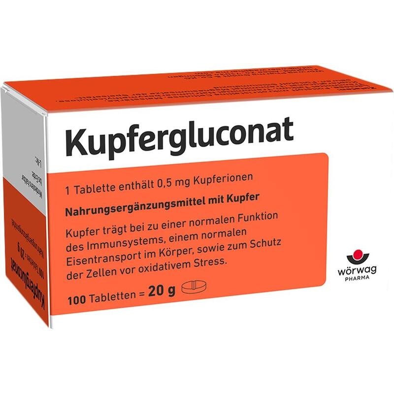KUPFERGLUCONAT Tabletten