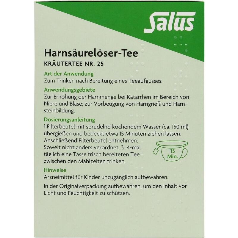 HARNSÄURELÖSER-Tee Kräutertee Nr.25 Salus Fbtl.