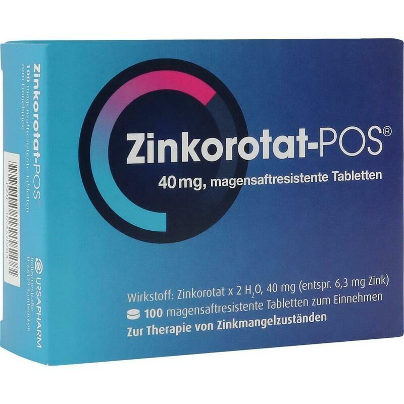 ZINKOROTAT POS magensaftresistente Tabletten
