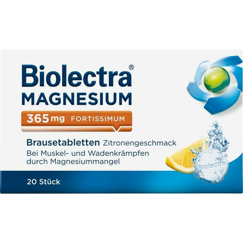 BIOLECTRA Magnesium 365 mg fortissimum Zitrone