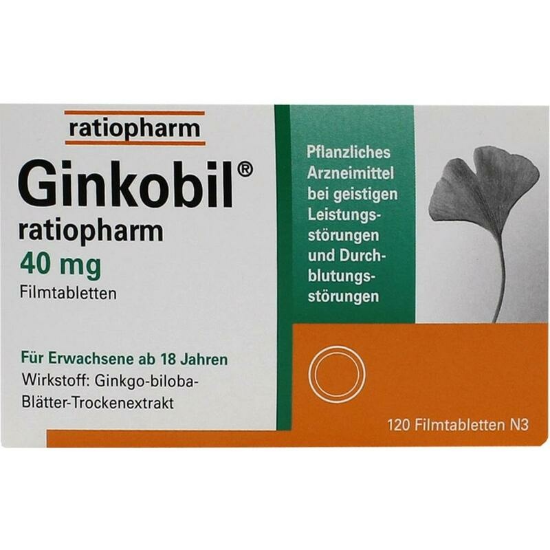 GINKOBIL-ratiopharm 40 mg Filmtabletten