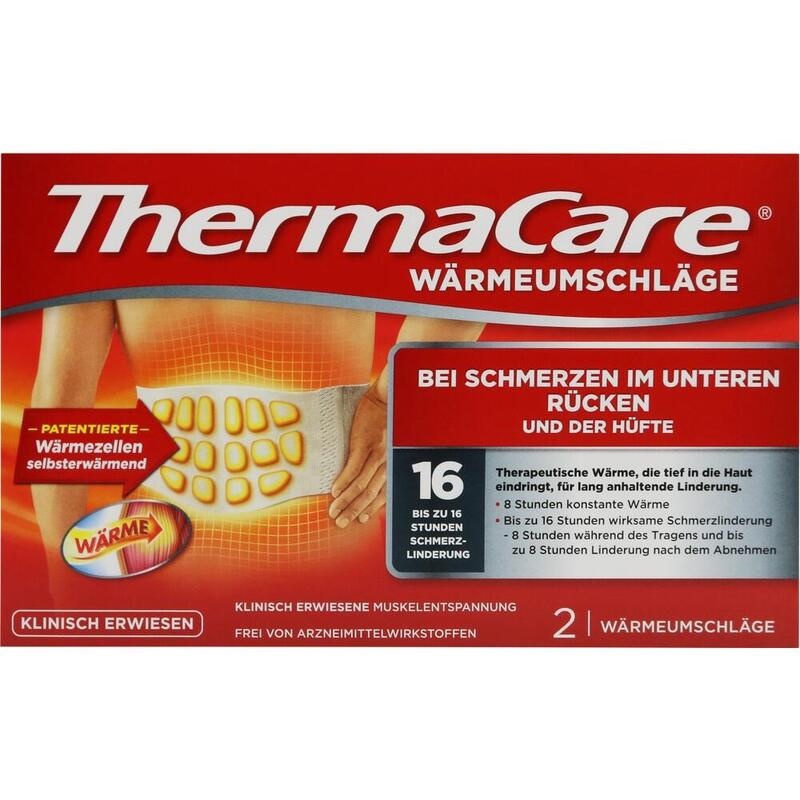 THERMACARE Rückenumschläge S-XL z.Schmerzlind.