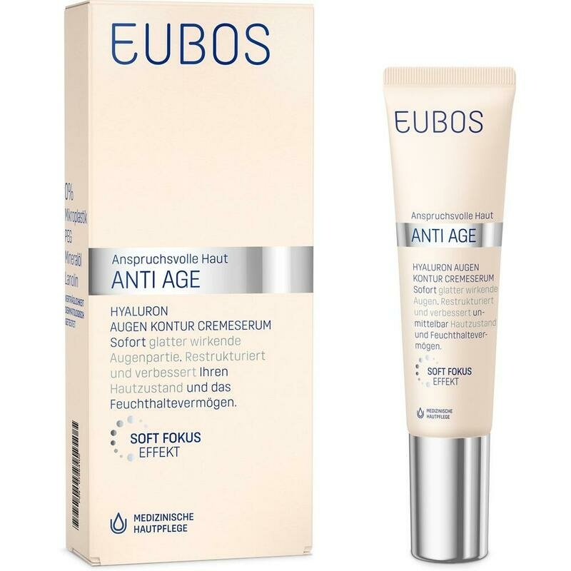 EUBOS SENSITIVE Hyaluron Augen Kontur CremeSerum