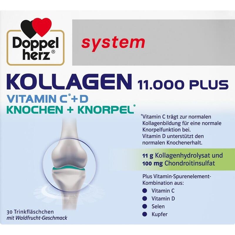 DOPPELHERZ Kollagen 11.000 Plus system Ampullen