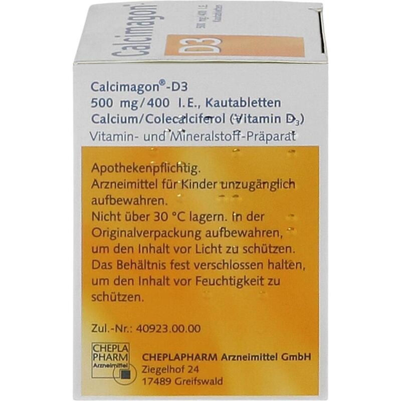 CALCIMAGON D3 Kautabletten