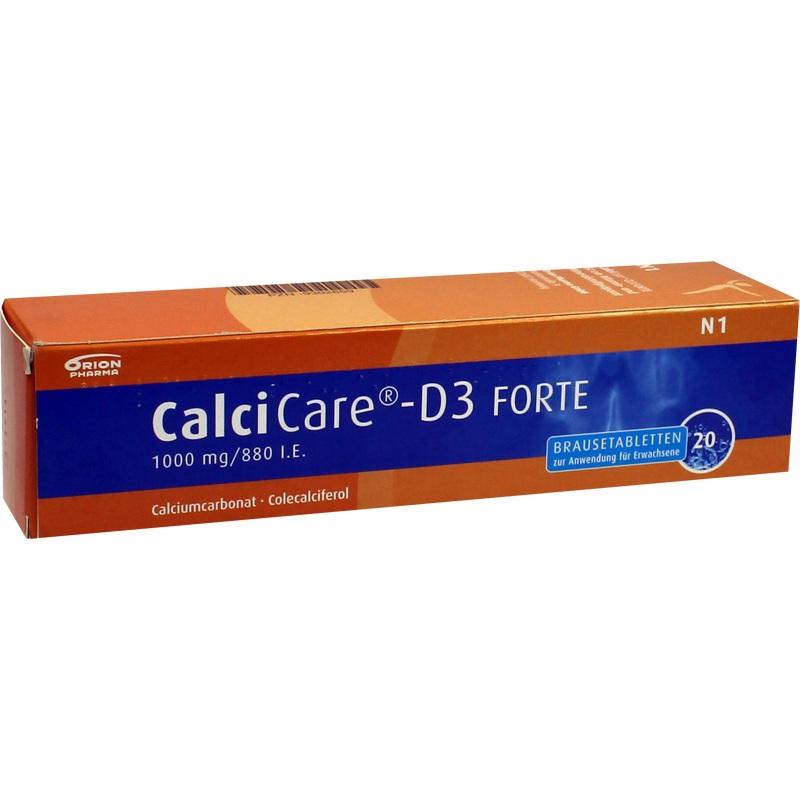 CALCICARE D3 forte Brausetabletten