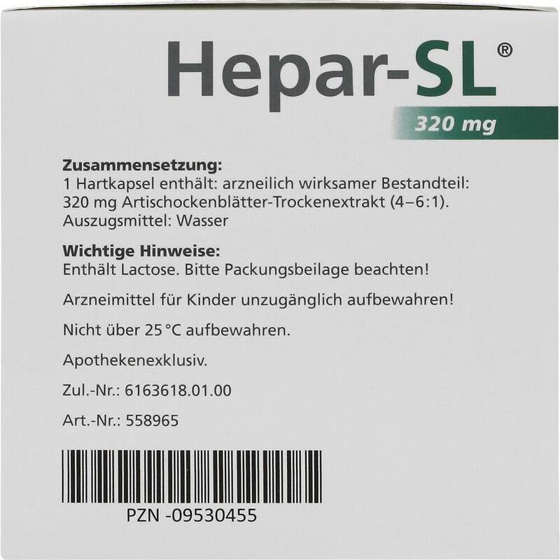 HEPAR-SL 320 mg Hartkapseln