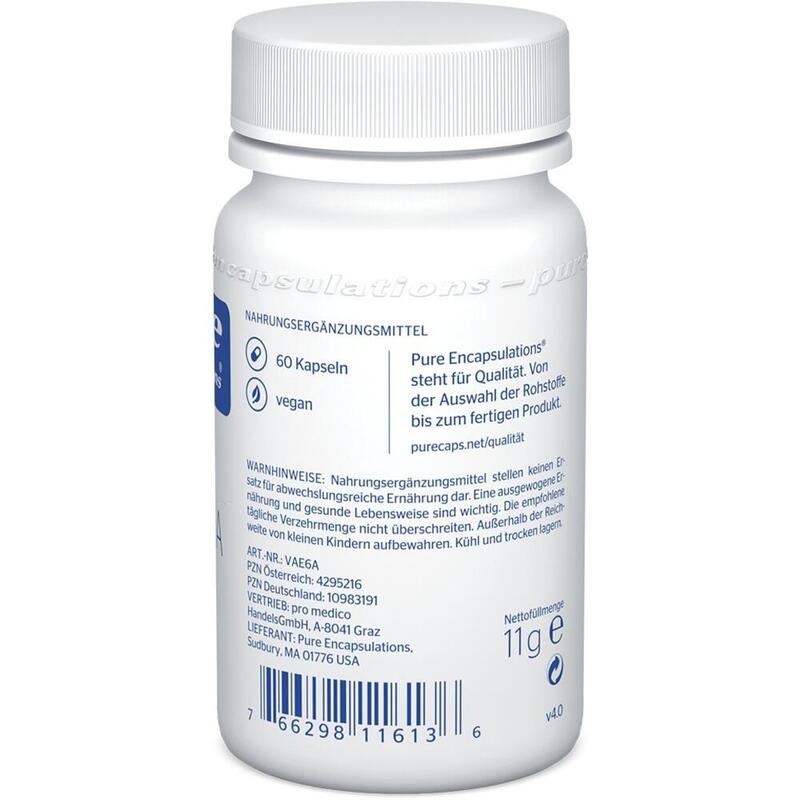 PURE ENCAPSULATIONS Vitamin A Retinylacetat Kaps.