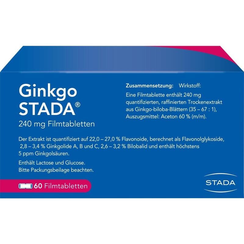 GINKGO STADA 240 mg Filmtabletten