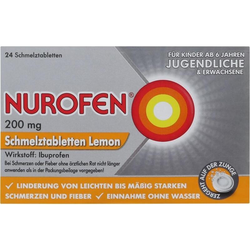 NUROFEN 200 mg Schmelztabletten Lemon