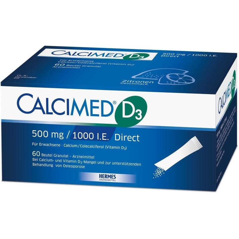 CALCIMED D3 500 mg/1000 I.E. Direct Granulat