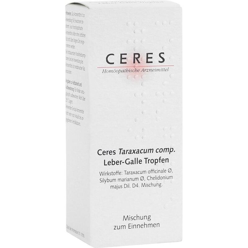 CERES Taraxacum comp.Leber-Galle Tropfen
