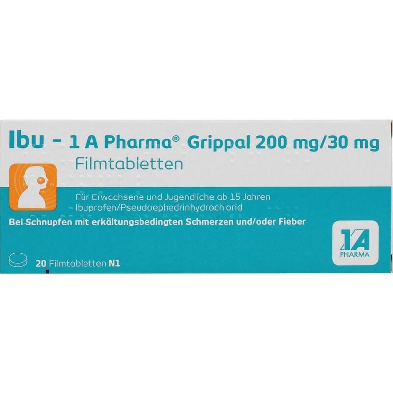 IBU-1A Pharma Grippal 200 mg/30 mg Filmtabletten