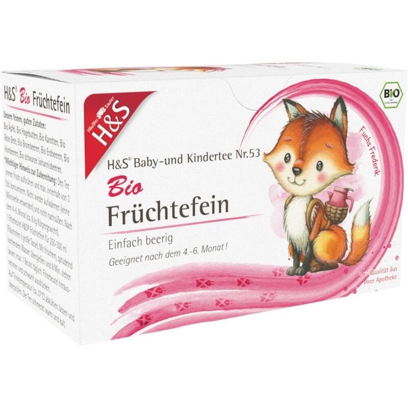 H&S Bio Baby- u.Kindertee Früchtefein Filterbeutel