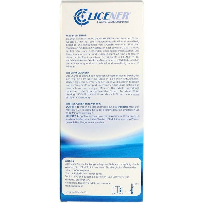 LICENER gegen Kopfläuse Shampoo Maxi-Packung