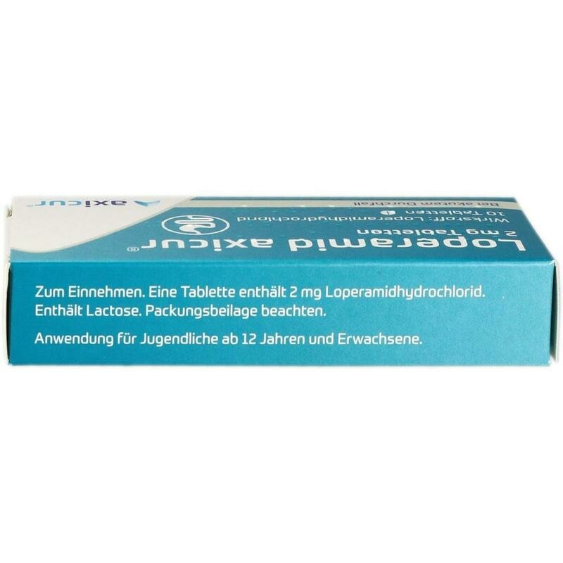 LOPERAMID axicur 2 mg Tabletten