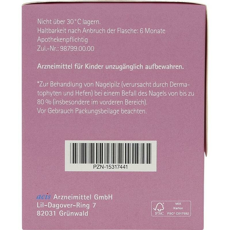 AMOROLFIN acis 50 mg/ml wirkstoffhalt.Nagellack