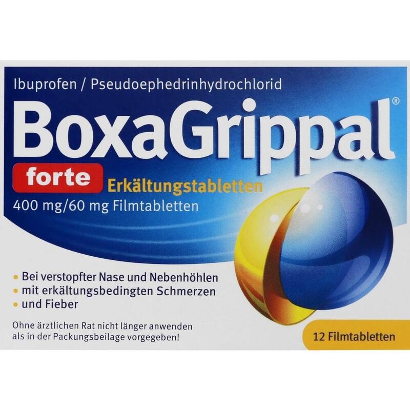 BOXAGRIPPAL forte Erkältungstab. 400 mg/60 mg FTA