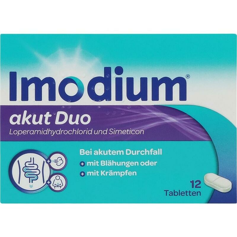 IMODIUM akut Duo 2 mg/125 mg Tabletten