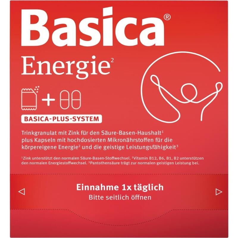 BASICA Energie Trinkgranulat+Kapseln f.30 Tage Kpg