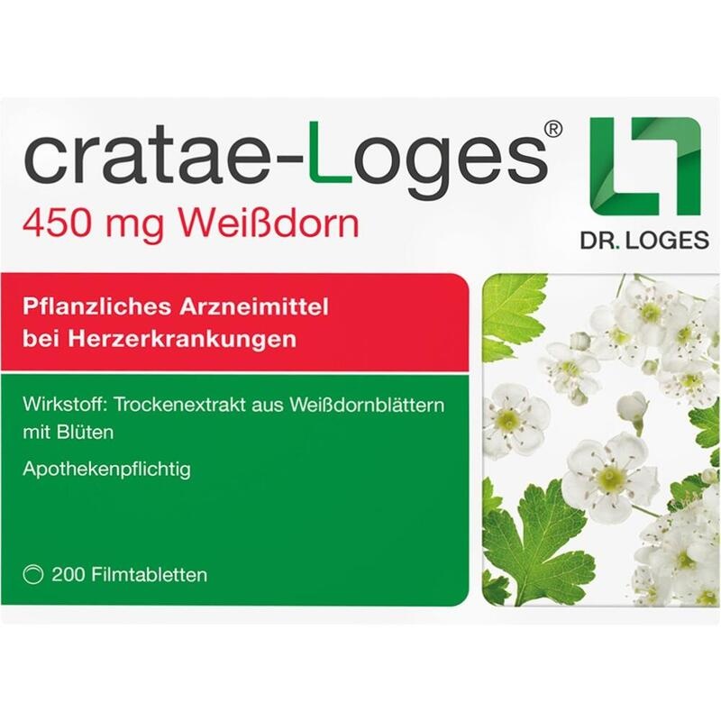 CRATAE-LOGES 450 mg Weißdorn Filmtabletten