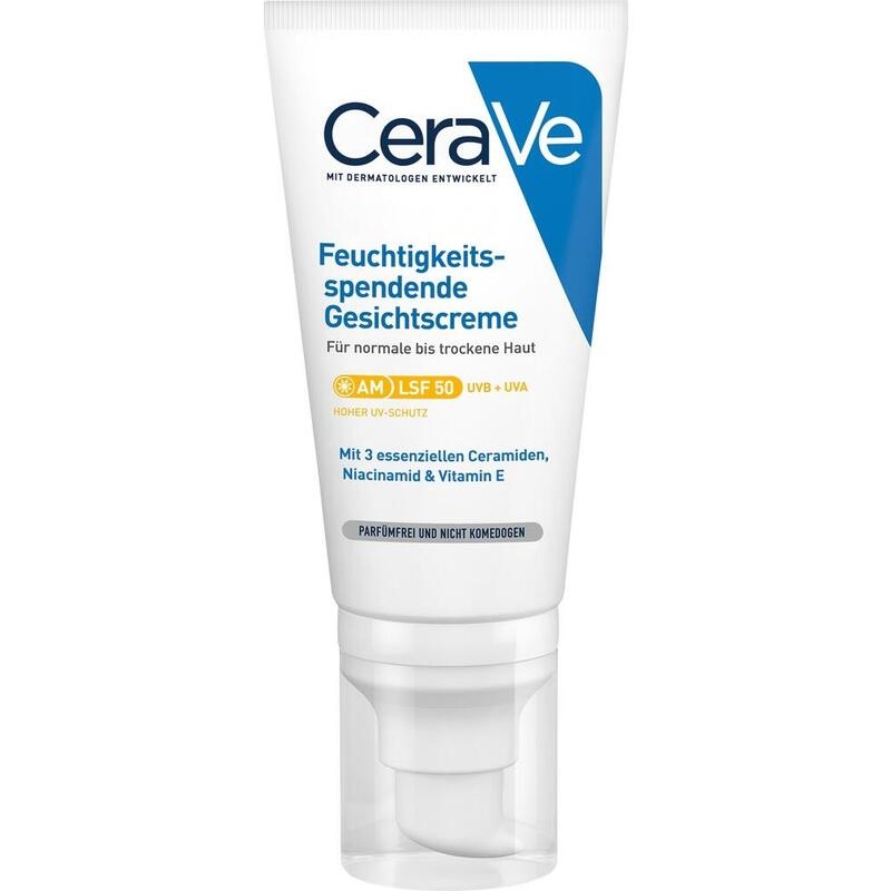 CERAVE feuchtigkeitsspendende Gesichtscreme SPF 50