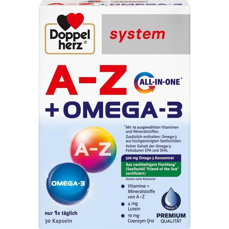 DOPPELHERZ A-Z+Omega-3 all-in-one system Kapseln