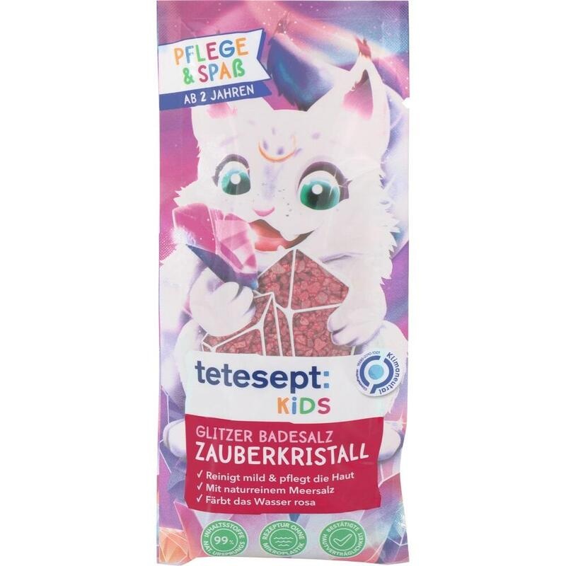TETESEPT Kids Glitzer Badesalz Zauberkristall