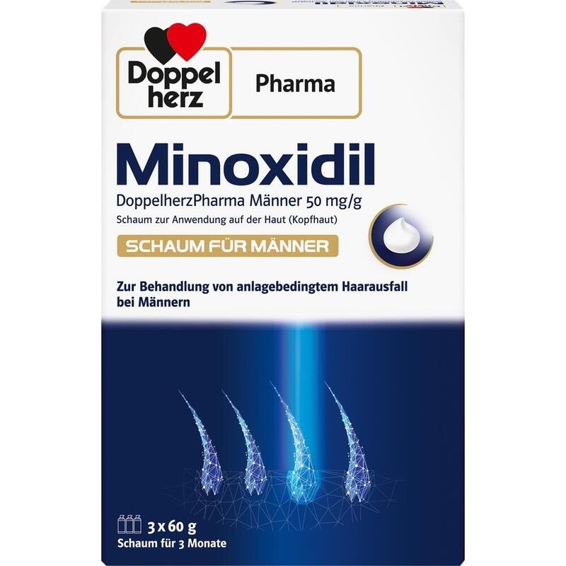 MINOXIDIL DoppelherzPharma Männer 50 mg/g Schaum
