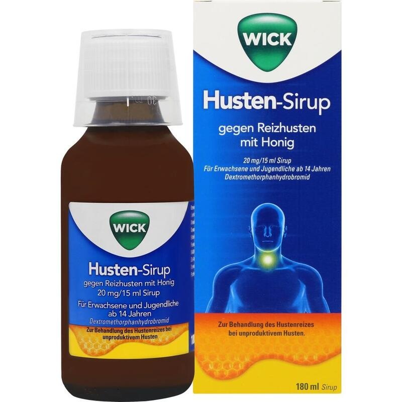 WICK Husten-Sirup gegen Reizhusten mit Honig