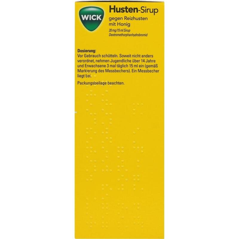 WICK Husten-Sirup gegen Reizhusten mit Honig