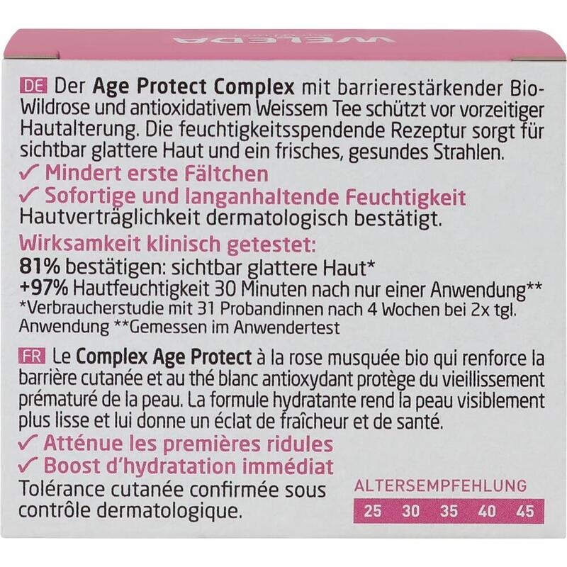 WELEDA glättende Tagespflege Wildrose & weißer Tee