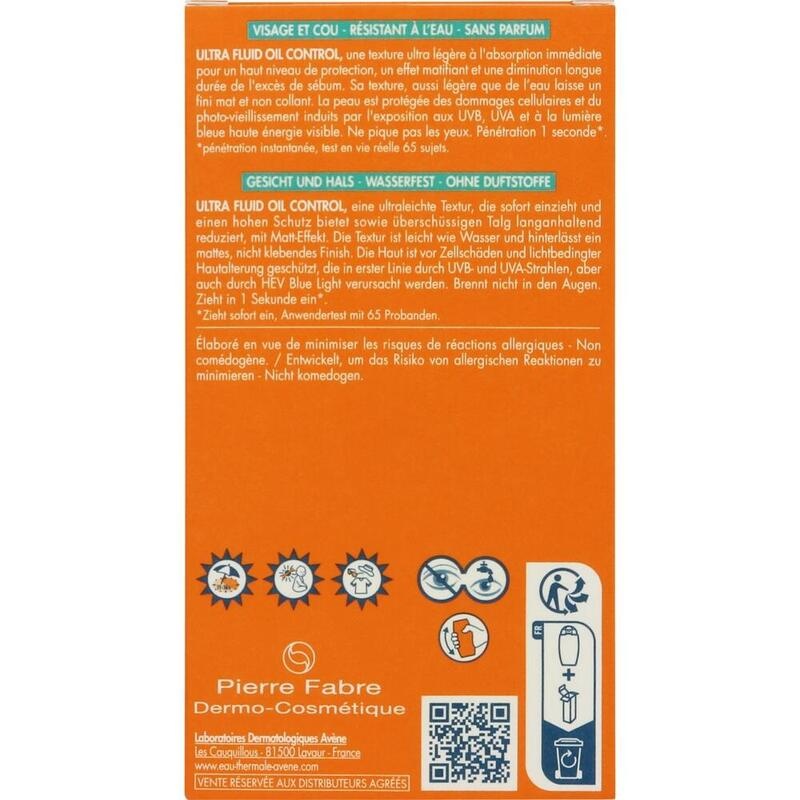 AVENE Ultra Fluid Oil Control SPF 50