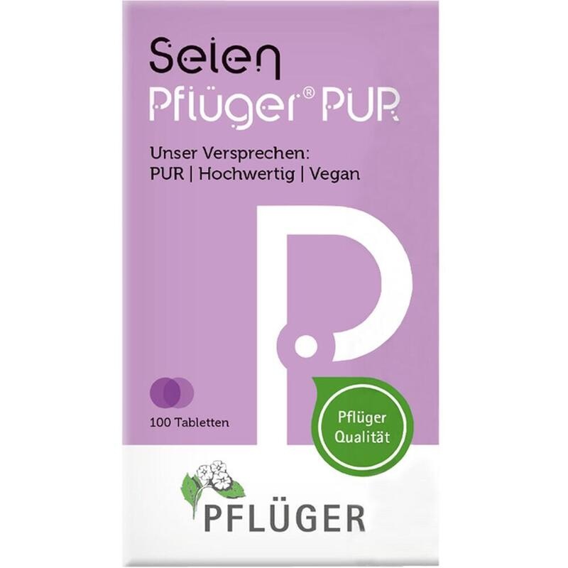 SELEN PFLÜGER PUR 100 μg Tabletten