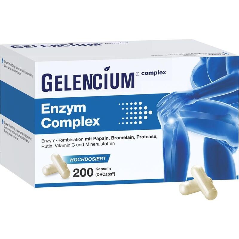 GELENCIUM Enzym Complex hochdos.m.Bromelain Kaps.