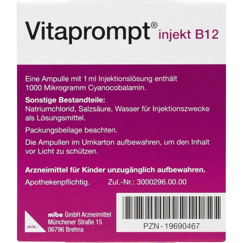 VITAPROMPT injekt B12 1000 μg Injektionslösung