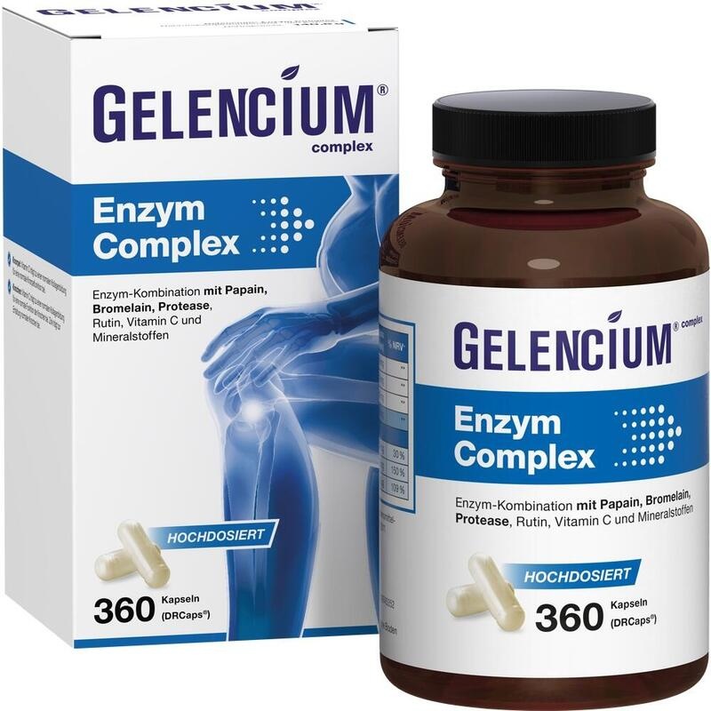 GELENCIUM Enzym Complex hochdos.m.Bromelain Kaps.
